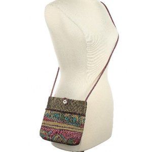 L. O'Neill Designs Handmade Beaded Woven Bag